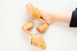 Beige Block Heels-440692918