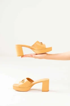 Beige Block Heels-440692918