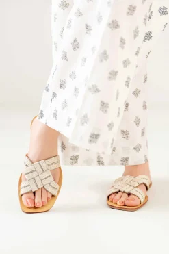 Beige Chappal-440722918