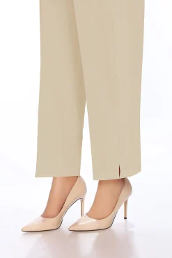 Beige Dyed Pants