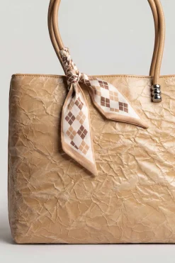 Beige Shoulder Bag-445792118