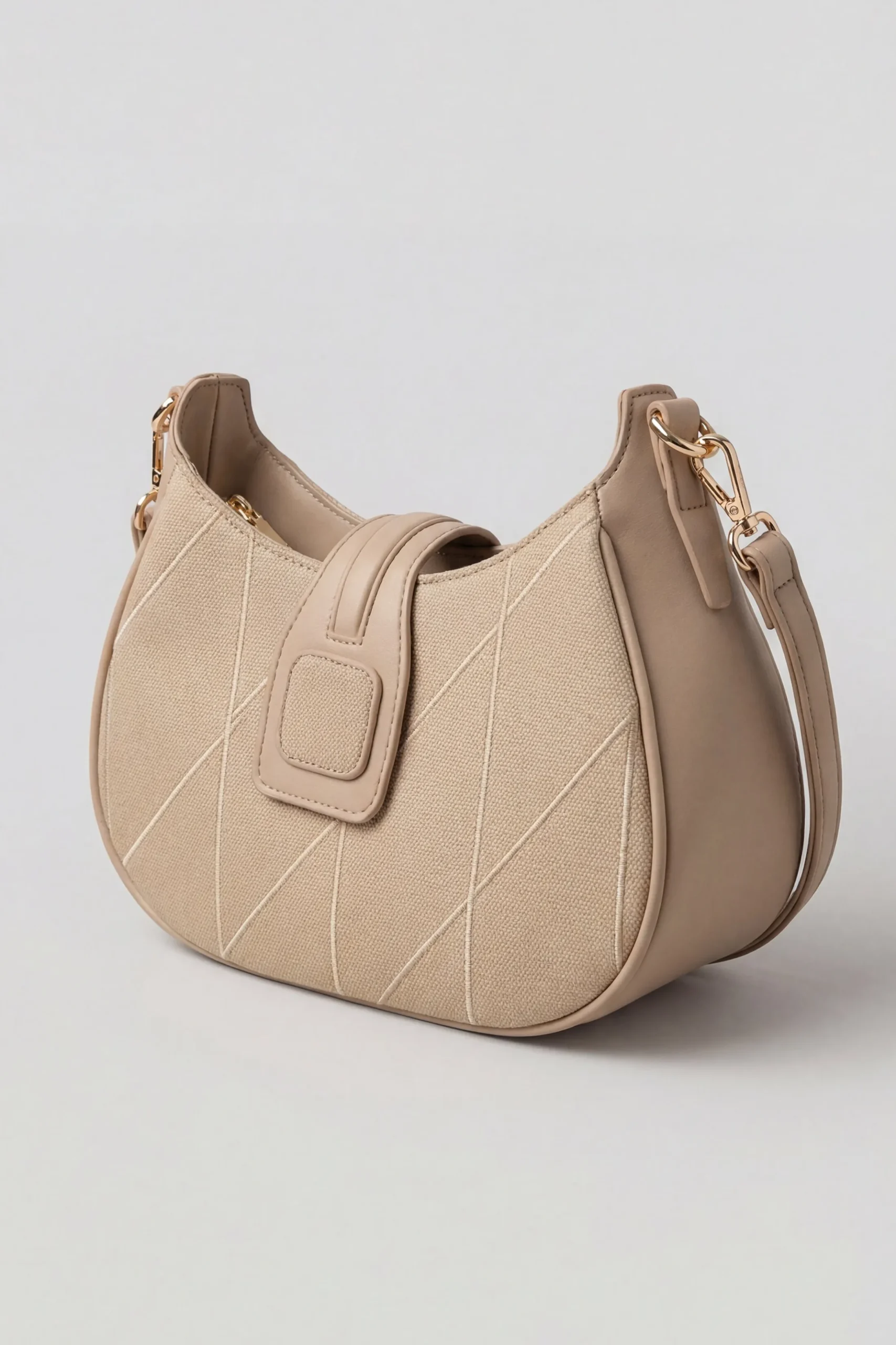 Beige Shoulder Bag-445502118