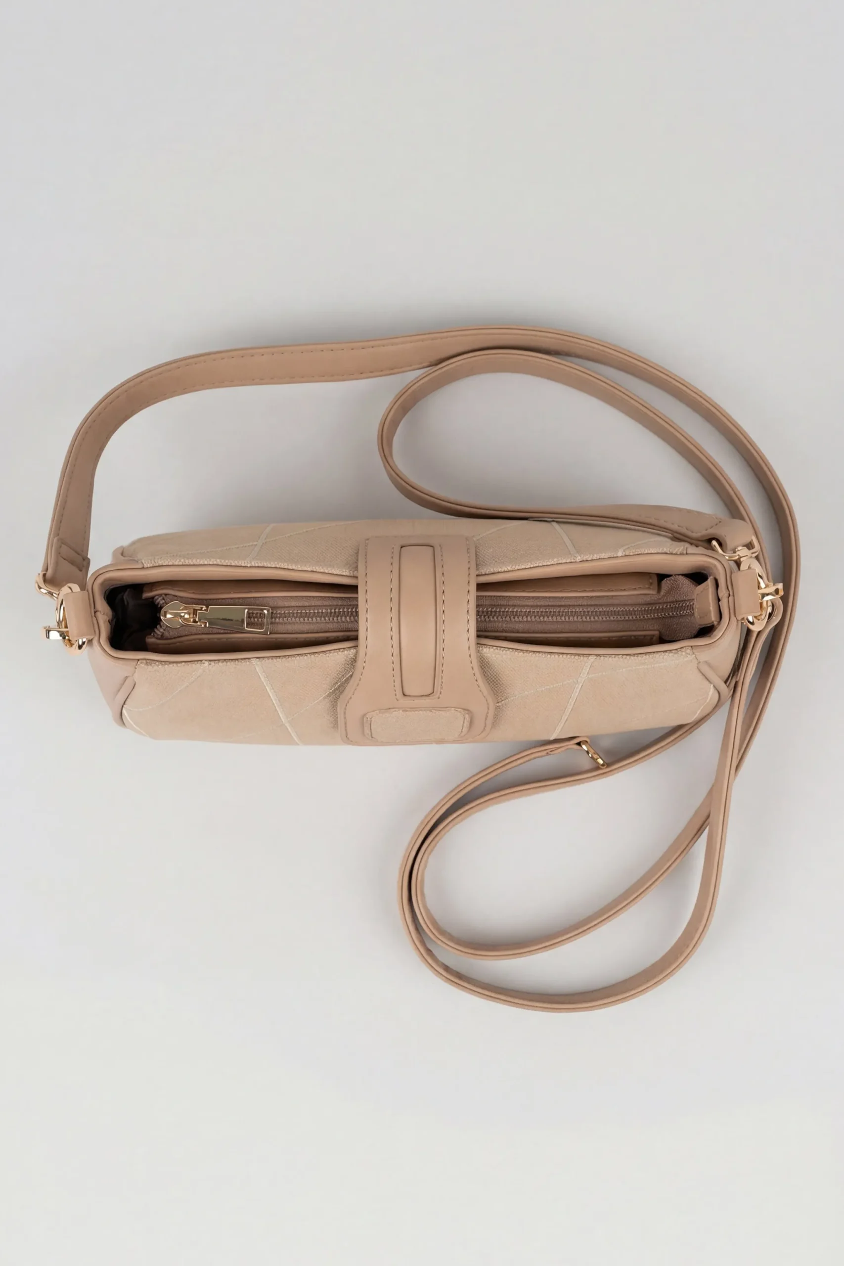Beige Shoulder Bag-445502118