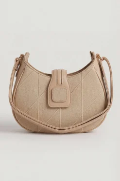 Beige Shoulder Bag-445502118