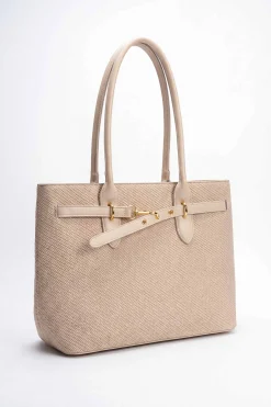Beige Tote Bag-449202118