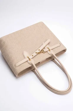Beige Tote Bag-449202118
