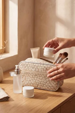 Beige Vanity Bag-448472118