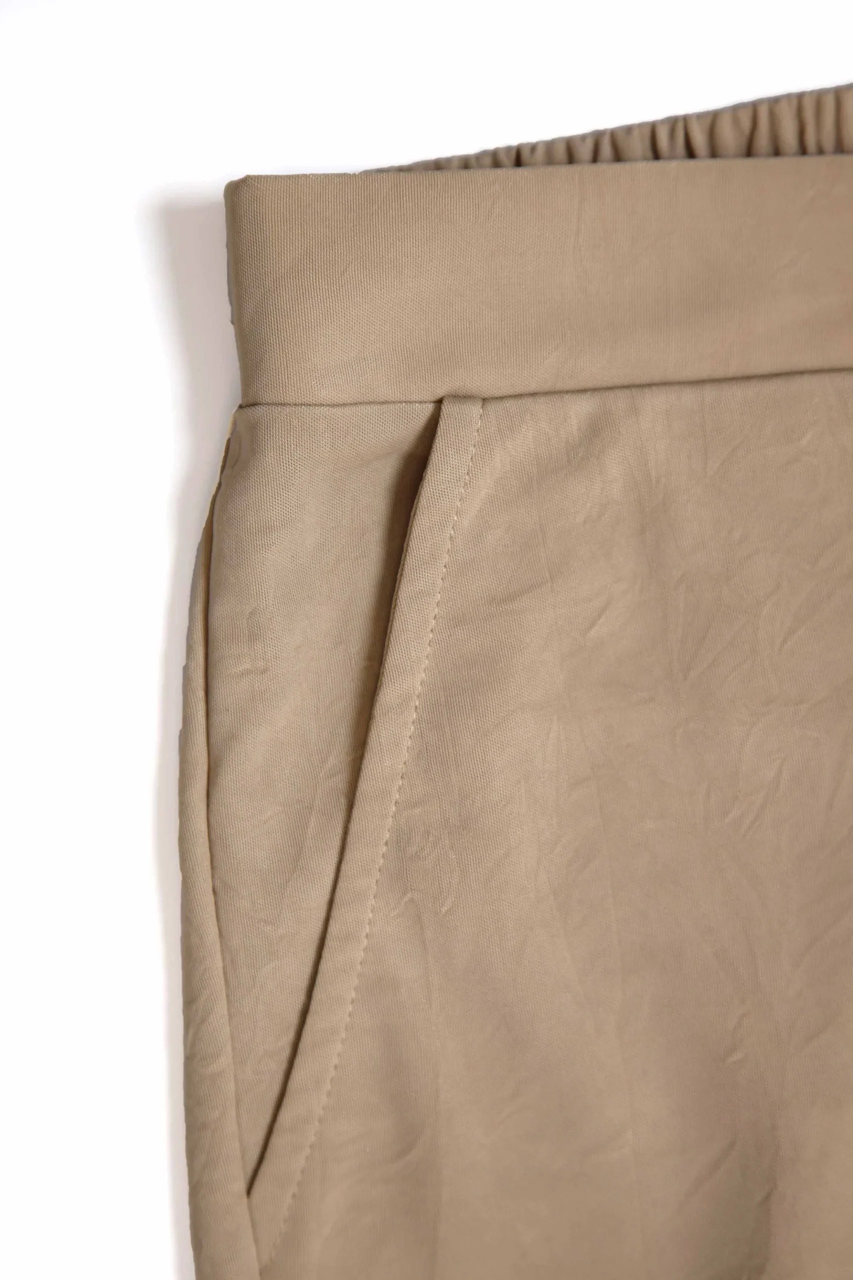 Beige Women Pant-440470118