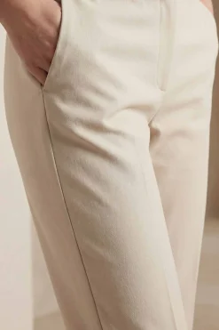 Beige Women Pants-447960118