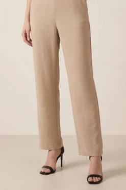Beige Women Pants-447950118