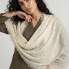 Beige Women Scarf-447882118
