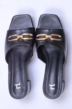 Black Block Heels-440692903