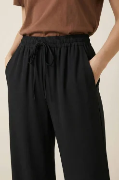 Black Women Pants-447980103