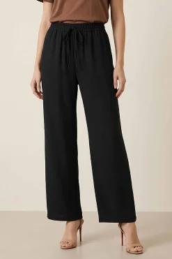 Black Women Pants-447980103