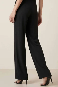 Black Women Pants-447950103