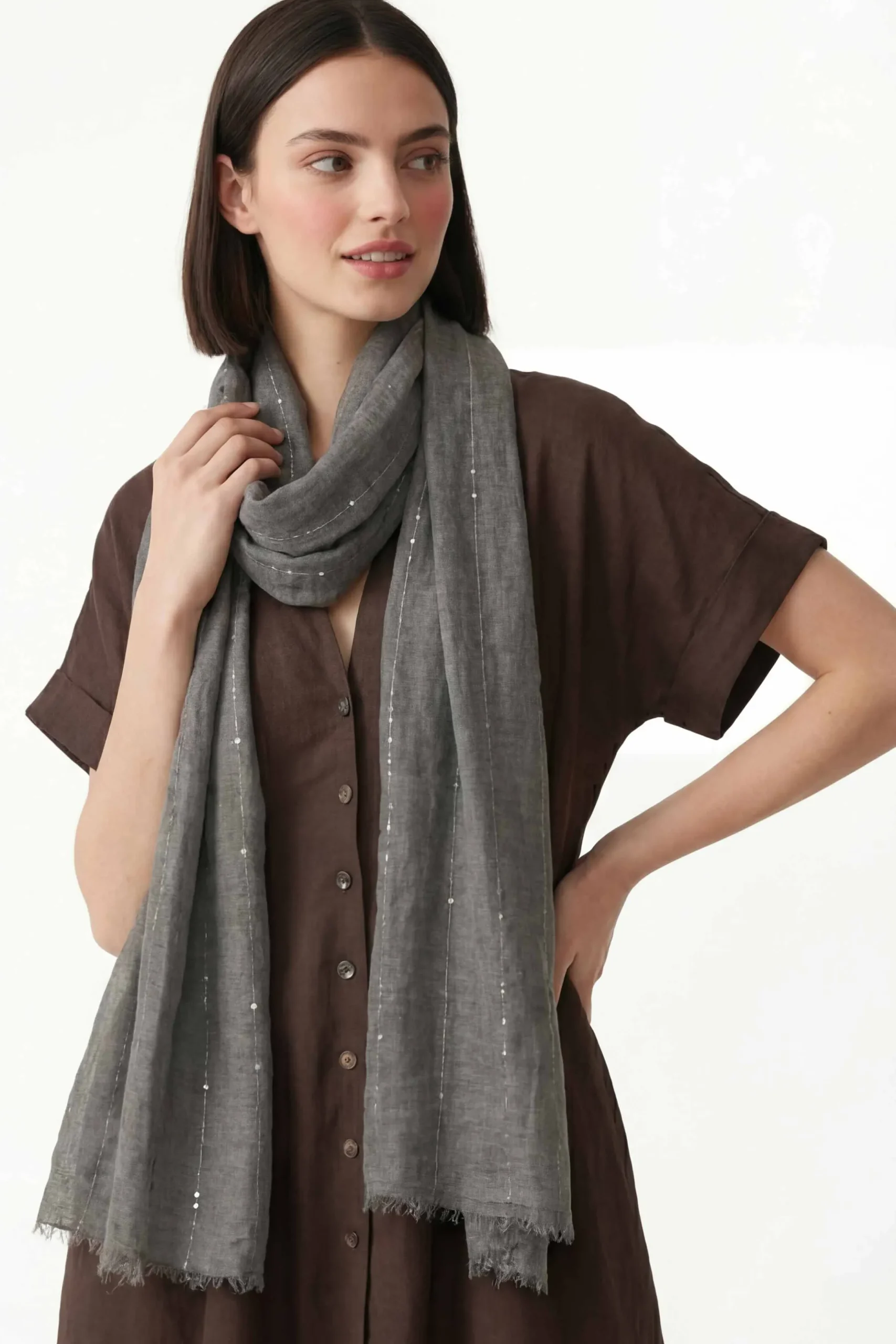 Black Women Scarf-443392103