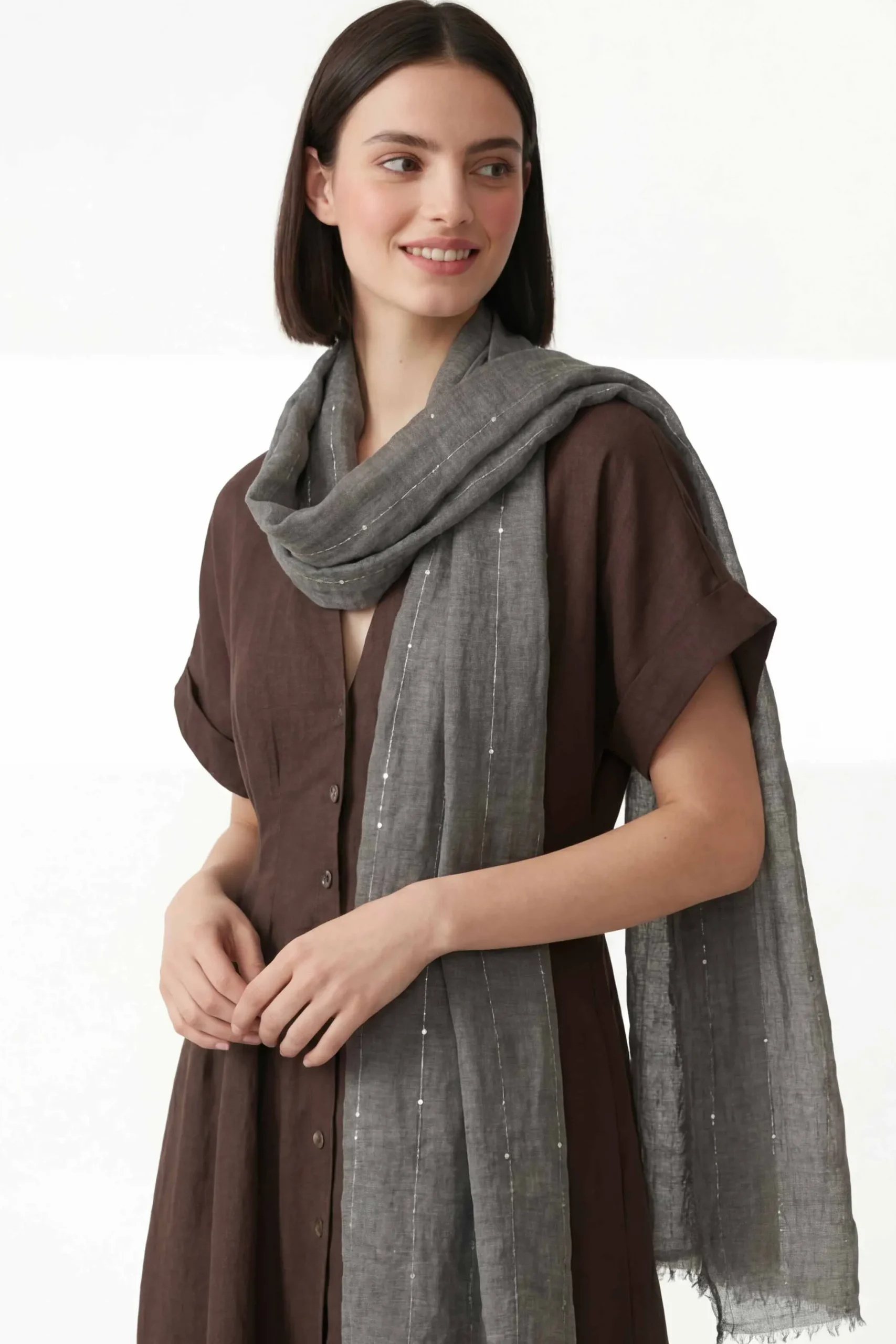 Black Women Scarf-443392103