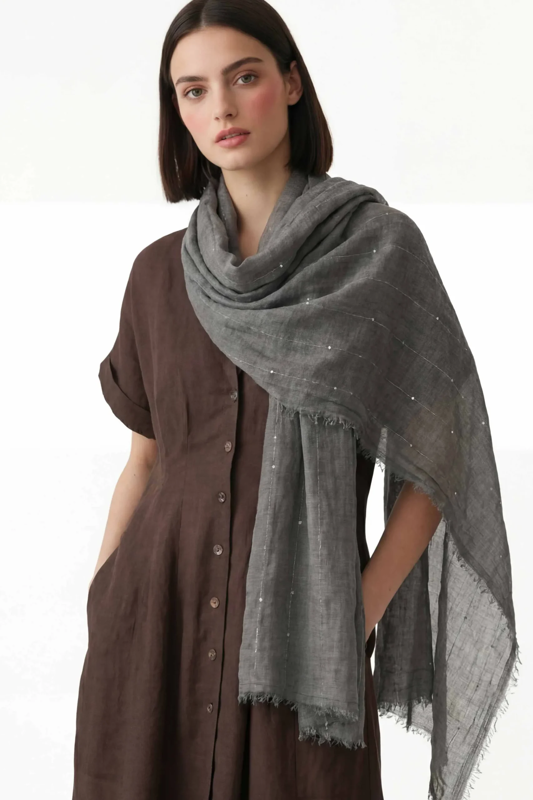 Black Women Scarf-443392103