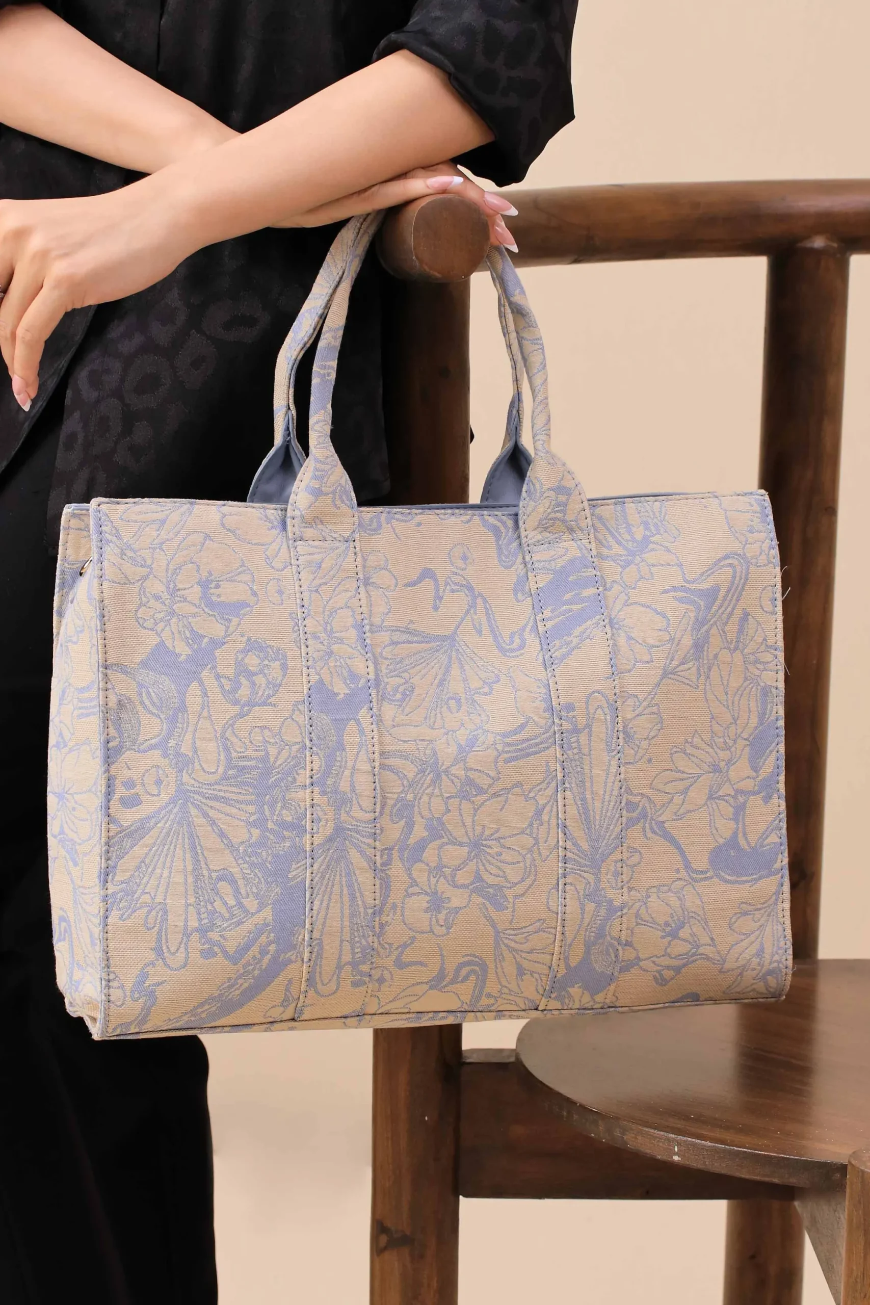 Blue Tote Bag-444782108