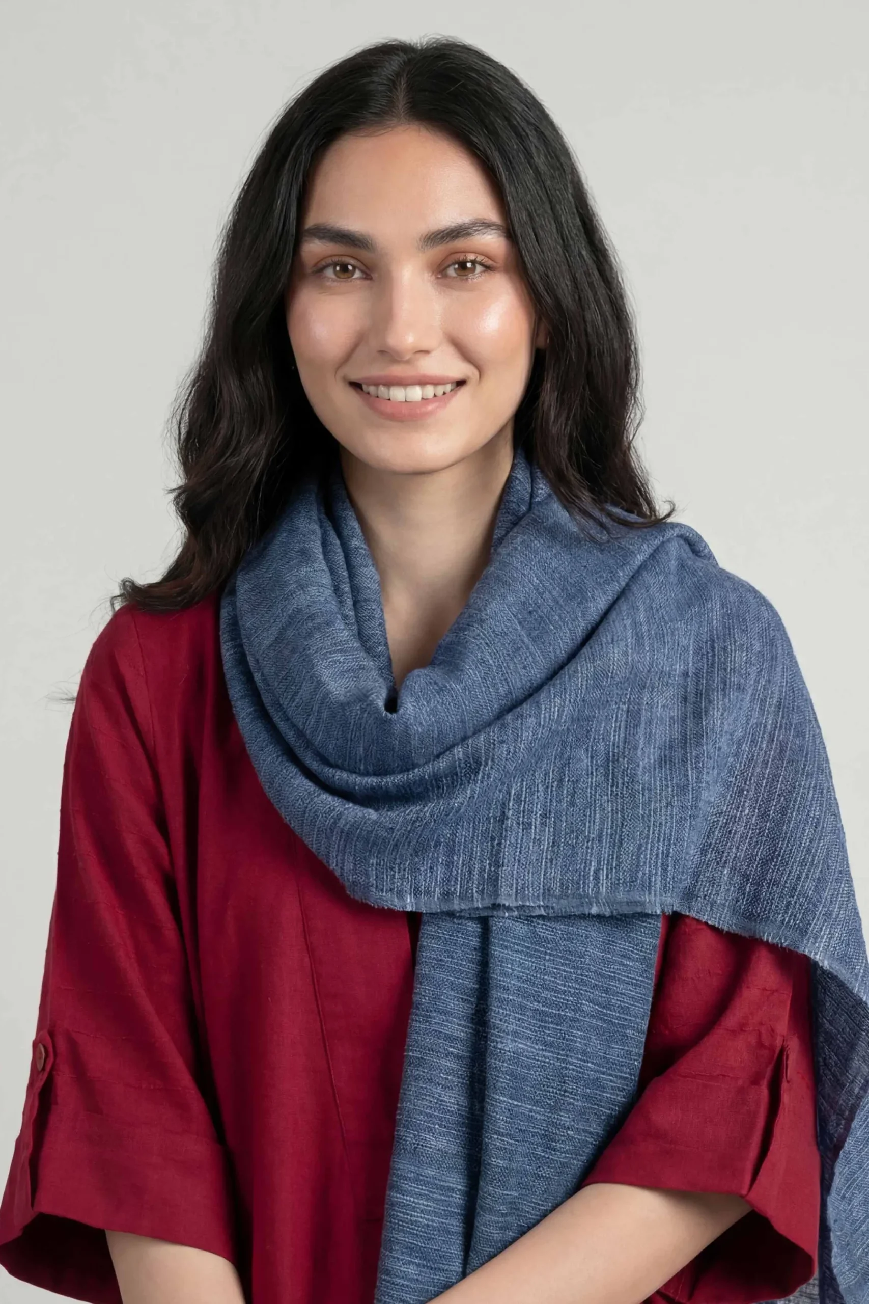 Blue Women Scarf-447732108