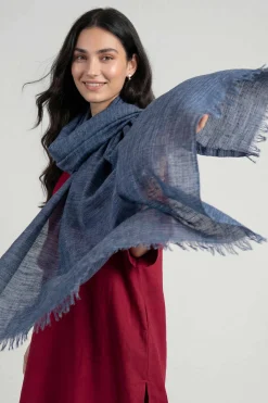 Blue Women Scarf-447732108