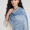 Blue Women Scarf-447802108