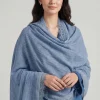 Blue Women Scarf-447892108