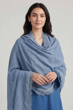 Blue Women Scarf-447892108