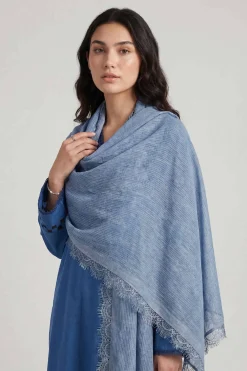 Blue Women Scarf-447892108