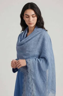 Blue Women Scarf-447892108