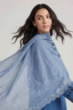 Blue Women Scarf-447892108