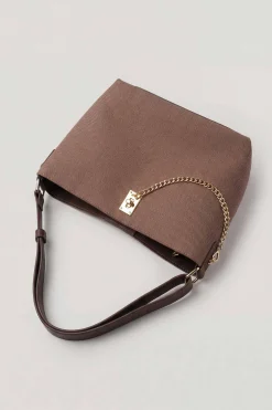 Brown Shoulder Bag-445552113