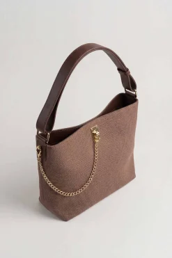 Brown Shoulder Bag-445552113