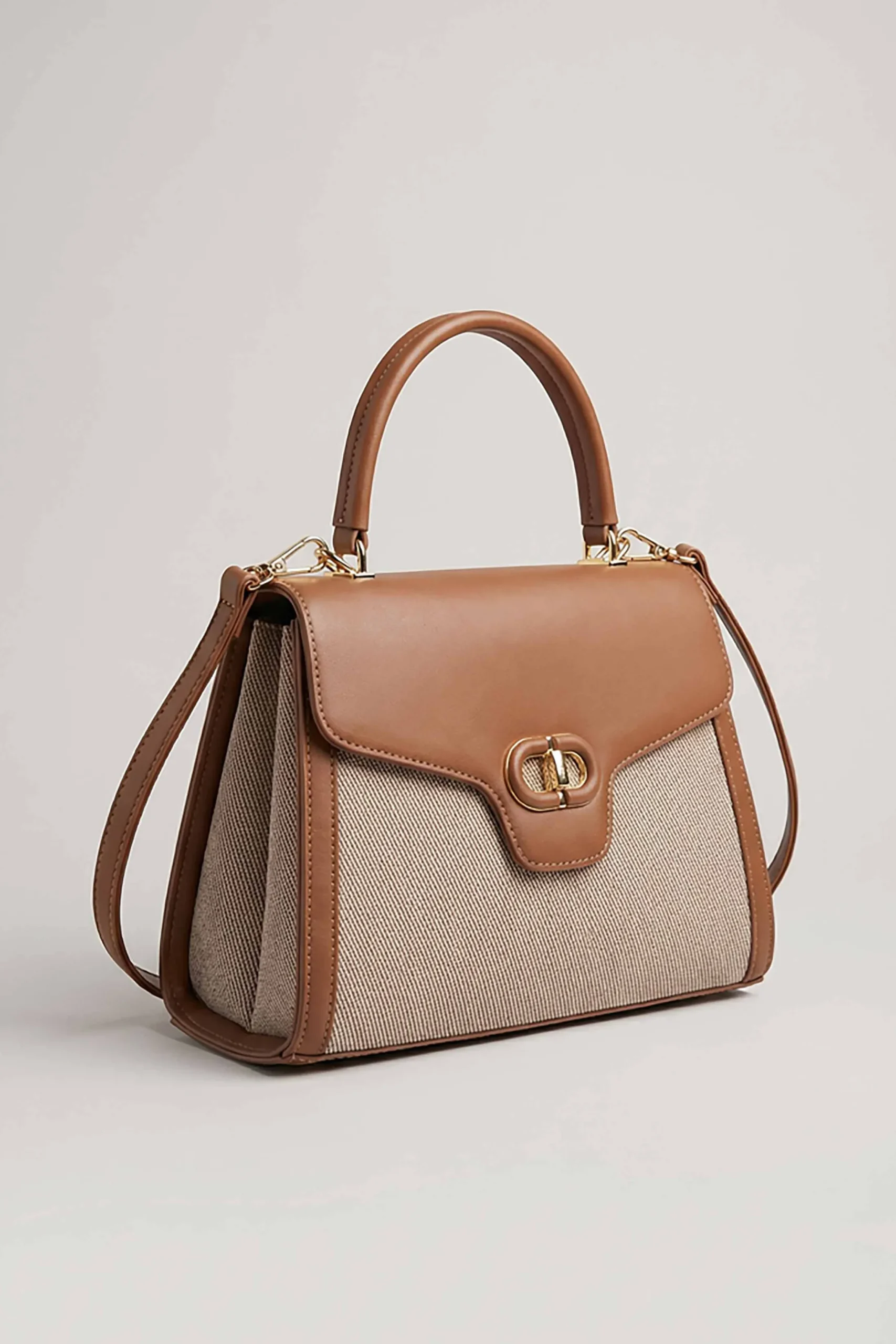 Coffee Shoulder Bag-445532117
