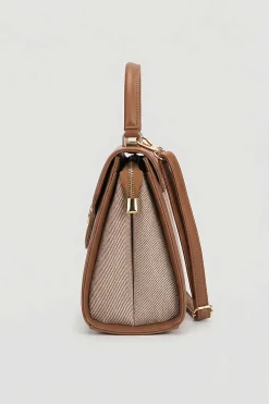 Coffee Shoulder Bag-445532117
