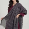 Dark Grey Women Scarf-447772120