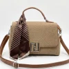 Dark Khaki Hand Bag-449172129