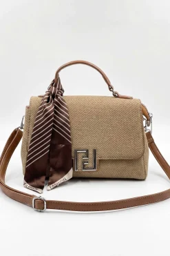 Dark Khaki Hand Bag-449172129