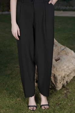 Dyed Pants-Black