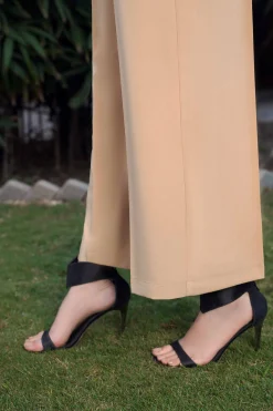 Dyed Pants-Camel