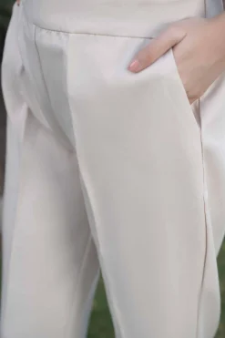Dyed Pants-Off White