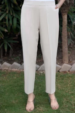 Dyed Pants-Off White