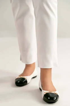 Dyed Pants-White