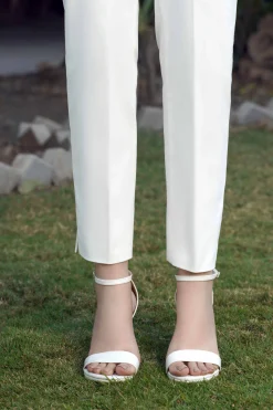 Dyed Pants-White