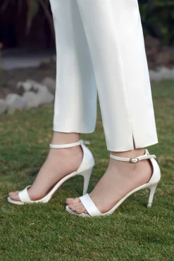 Dyed Pants-White
