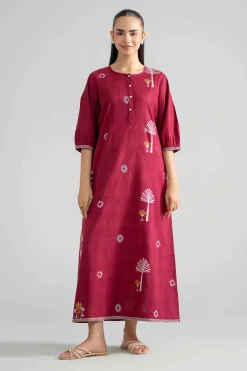 Embroidered Dress - AS26-58