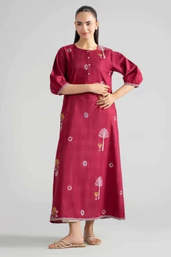 Embroidered Dress - AS26-58