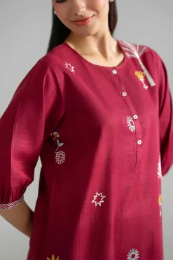 Embroidered Dress - AS26-58