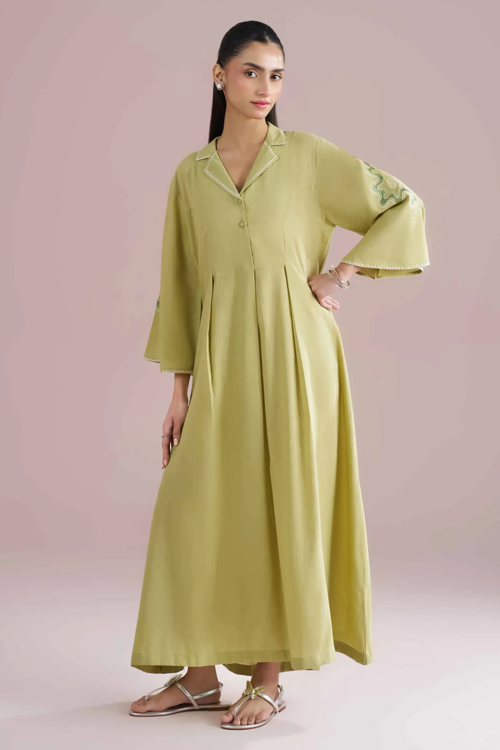 Embroidered Dress - AS26-41