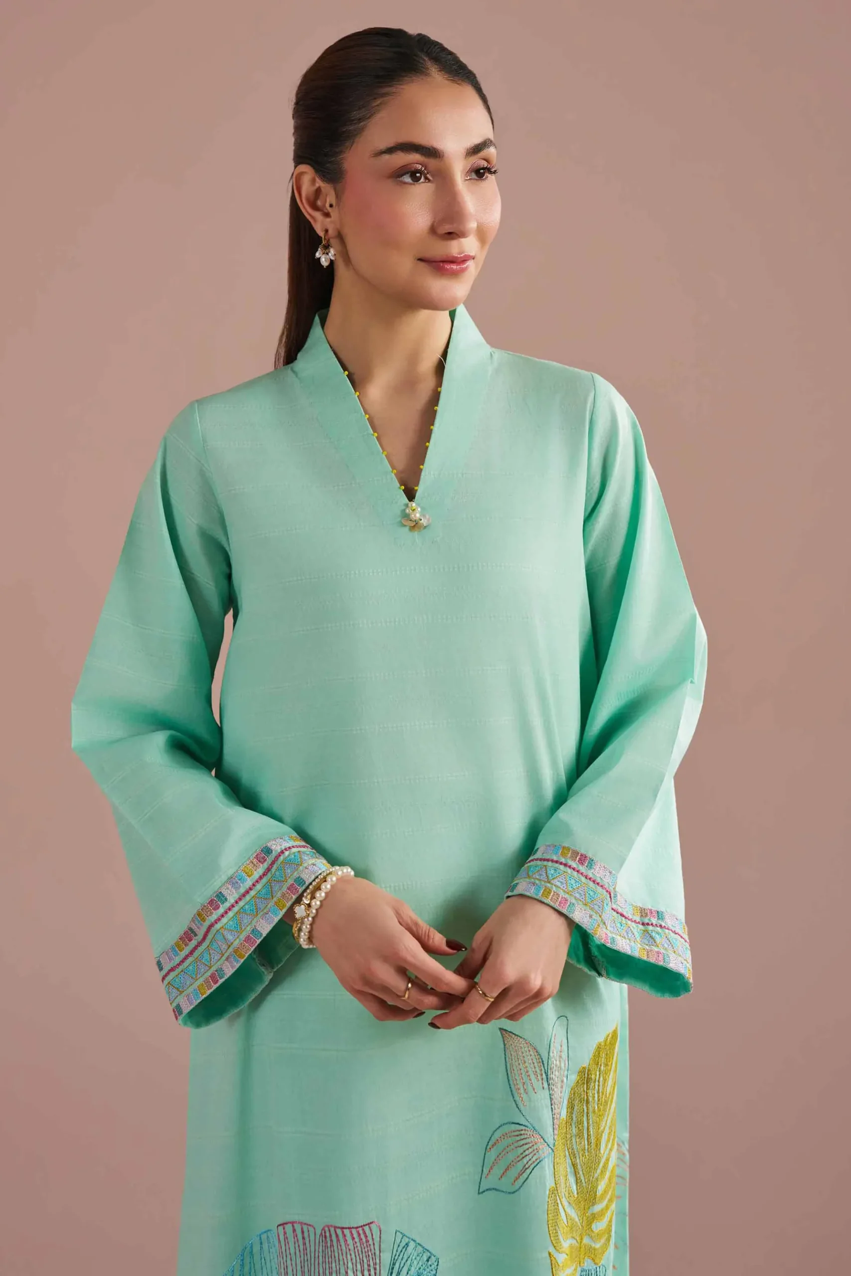 Embroidered Dress - FE26-30